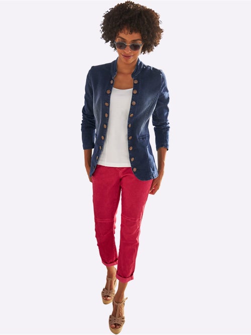 Blazer En Jean 95% Coton - Taille Standard - helline - Kiabi