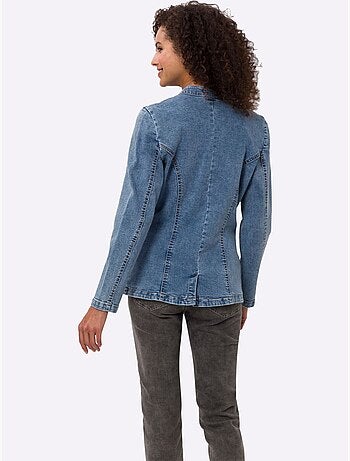 Blazer En Jean 95% Coton - Taille Standard - Helline