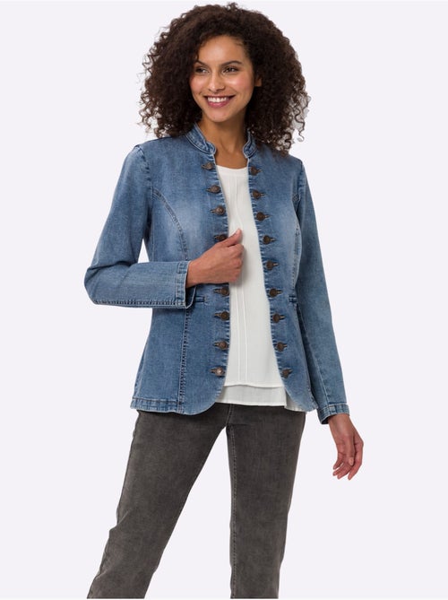 Blazer En Jean 95% Coton - Taille Standard - helline - Kiabi