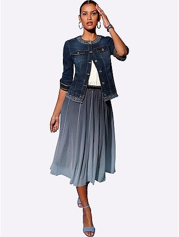 Blazer En Jean 99% Coton - Taille Standard - Helline