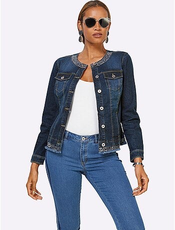 Blazer En Jean 99% Coton - Taille Standard - Helline