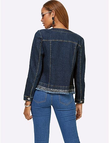 Blazer En Jean 99% Coton - Taille Standard - Helline