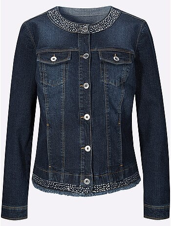 Blazer En Jean 99% Coton - Taille Standard - Helline