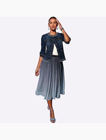 Blazer En Jean 99% Coton - Taille Standard - Helline