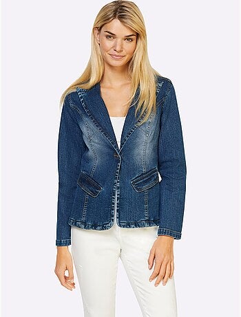 Blazer En Jean Alternative Parfaite Au Blazer - Taille Standard - Helline