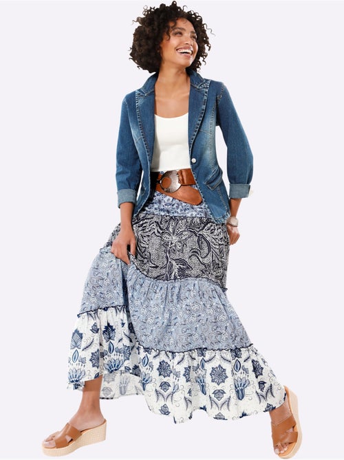 Blazer En Jean Alternative Parfaite Au Blazer - Taille Standard - Helline - Kiabi Blazer En Jean Alternative Parfaite Au Blazer - Taille Standard - Helline - Kiabi