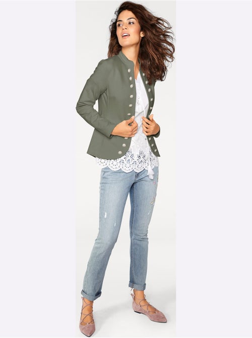 Blazer en jersey - taille standard - helline - Kiabi Blazer en jersey - taille standard - helline - Kiabi