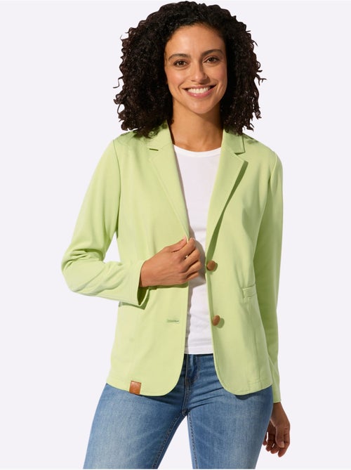 Blazer En Jersey 20% Viscose - Taille Standard - Witt - Kiabi Blazer En Jersey 20% Viscose - Taille Standard - Witt - Kiabi