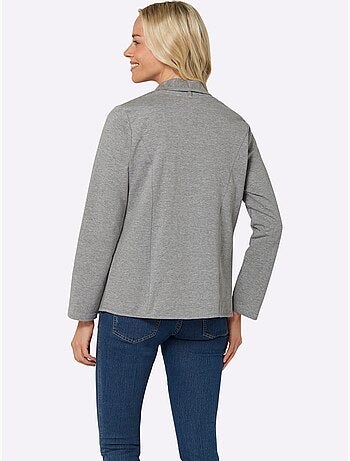 Blazer en jersey avec col à revers et manches longues - Taille standard - Moda Vilona