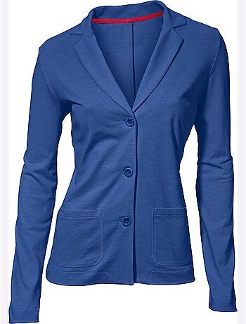 Blazer En Jersey Coupe Sobre Pour Un Look Décontracté Tendance - Taille Standard - helline