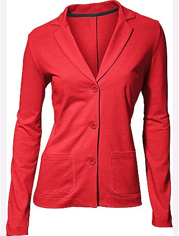 Blazer En Jersey Coupe Sobre Pour Un Look Décontracté Tendance - Taille Standard - helline