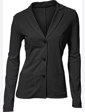 Blazer En Jersey Coupe Sobre Pour Un Look Décontracté Tendance - Taille Standard - Helline