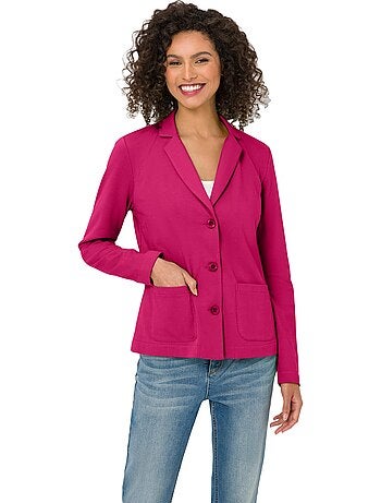 Blazer En Jersey Coupe Sobre Pour Un Look Décontracté Tendance - Taille Standard - helline