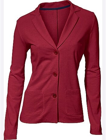 Blazer En Jersey Coupe Sobre Pour Un Look Décontracté Tendance - Taille Standard - Helline