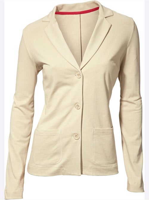 Blazer En Jersey Coupe Sobre Pour Un Look Décontracté Tendance - Taille Standard - helline - Kiabi