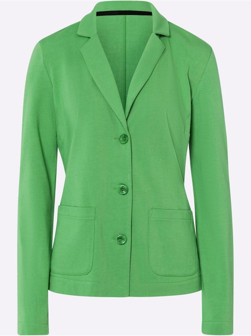 Blazer En Jersey Coupe Sobre Pour Un Look Décontracté Tendance - Taille Standard - Helline - Kiabi
