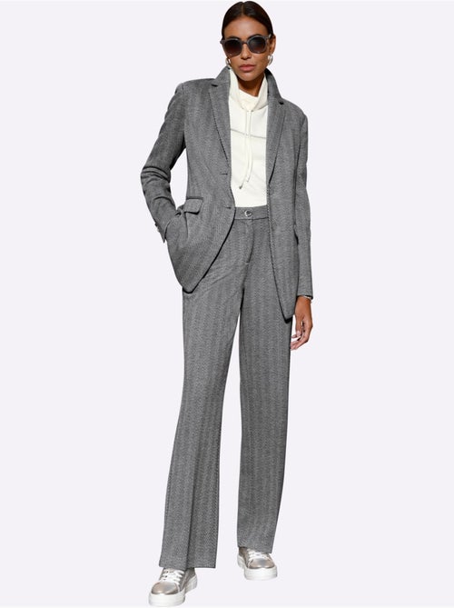 Blazer En Jersey Jersey Fin - Taille Standard - Helline - Kiabi Blazer En Jersey Jersey Fin - Taille Standard - Helline - Kiabi