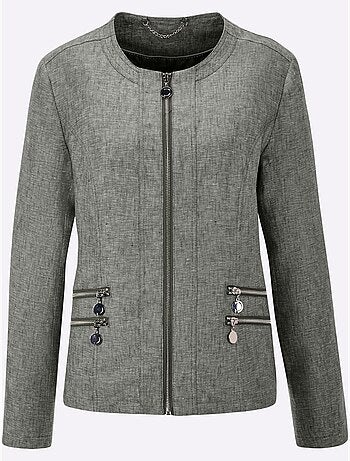 Blazer En Lin Pur Lin - Taille Standard - Helline