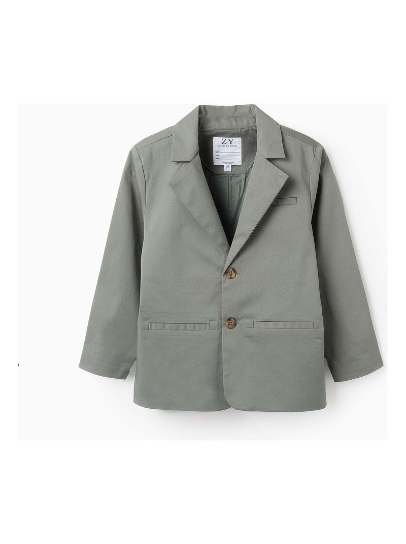 Blazer en Sergé Vert foncé - Kiabi