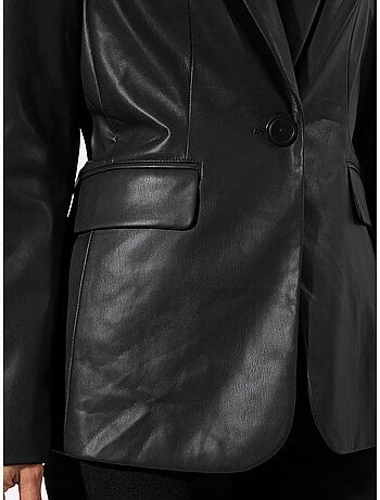 Blazer En Synthétique Imitation Cuir Souple - Taille Standard - Witt