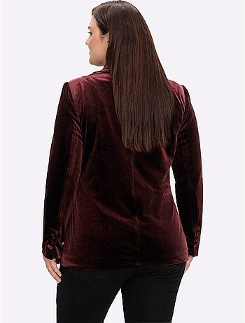 Blazer en velours - taille standard - sheego