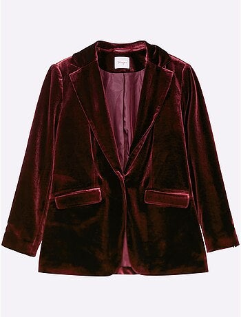 Blazer en velours - taille standard - sheego