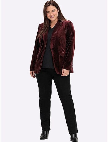 Blazer en velours - taille standard - sheego