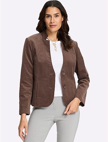 Blazer en velours côtelé qualité coton doux sur la peau - taille standard - witt