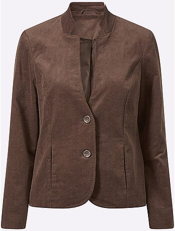 Blazer en velours côtelé qualité coton doux sur la peau - taille standard - witt