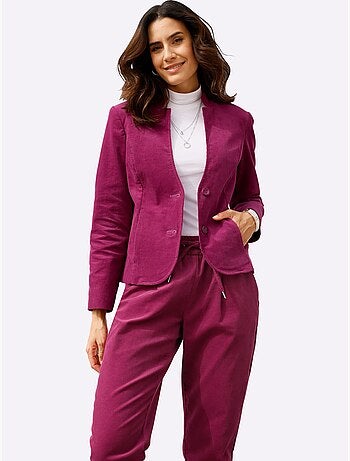 Blazer en velours côtelé qualité coton doux sur la peau - taille standard - witt