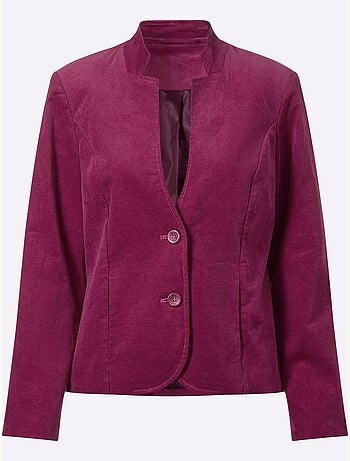 Blazer en velours côtelé qualité coton doux sur la peau - taille standard - witt
