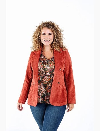 Blazer en velours PAPRIKA