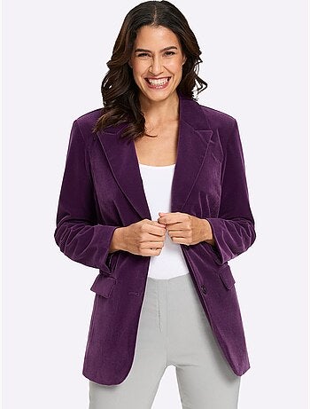 Blazer En Velours Qualité Velours Douce - Taille Courte - Witt