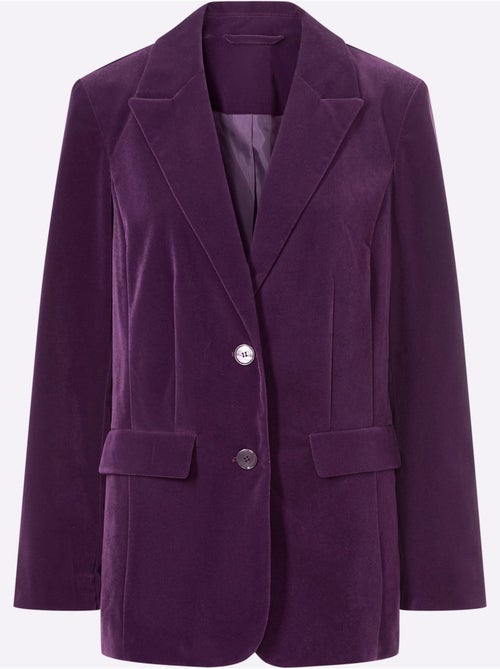 Blazer En Velours Qualité Velours Douce - Taille Courte - Witt - Kiabi