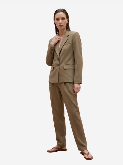 Blazer femme à coupe régulière my fashion - Kiabi Blazer femme à coupe régulière my fashion - Kiabi