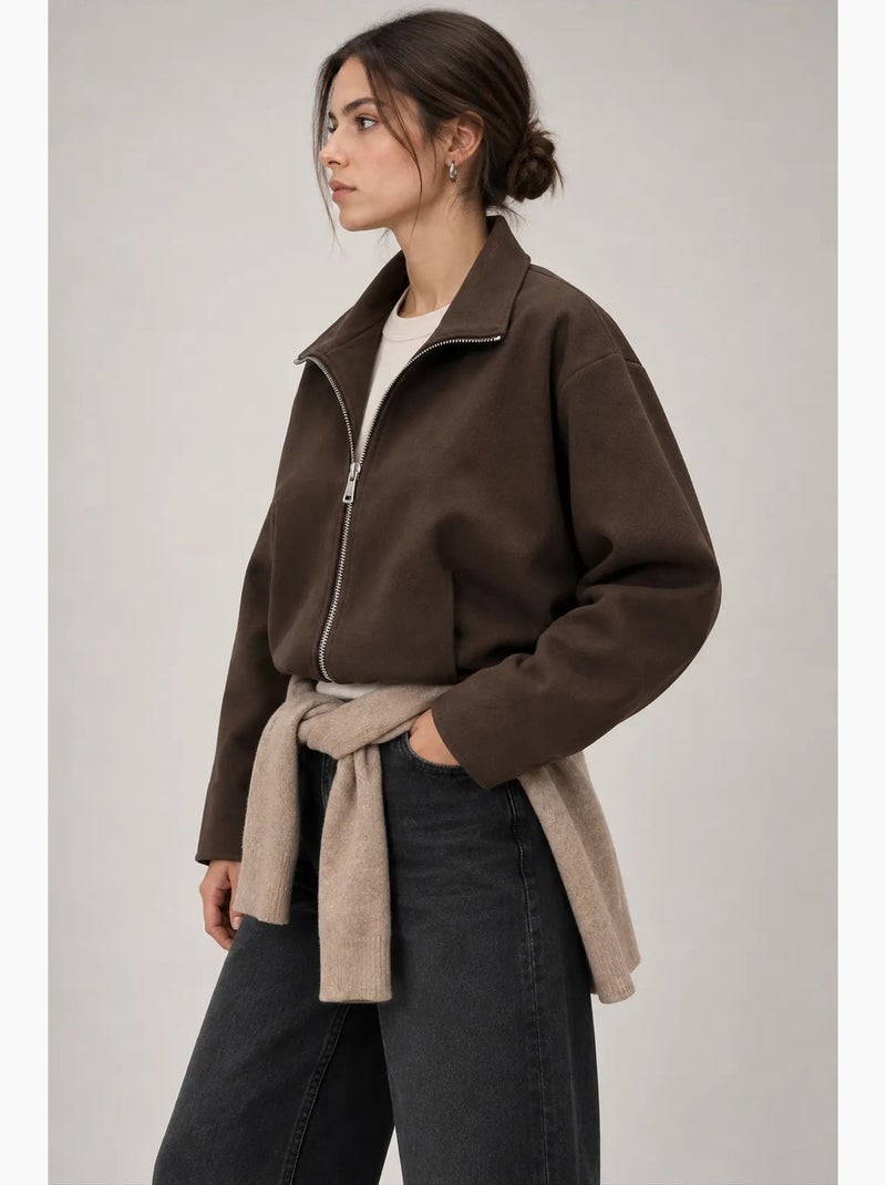 Blazer femme ajusté mixray Marron - Kiabi