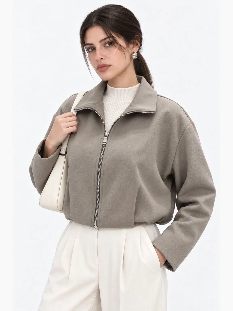 Blazer femme ajusté mixray Sable - Kiabi