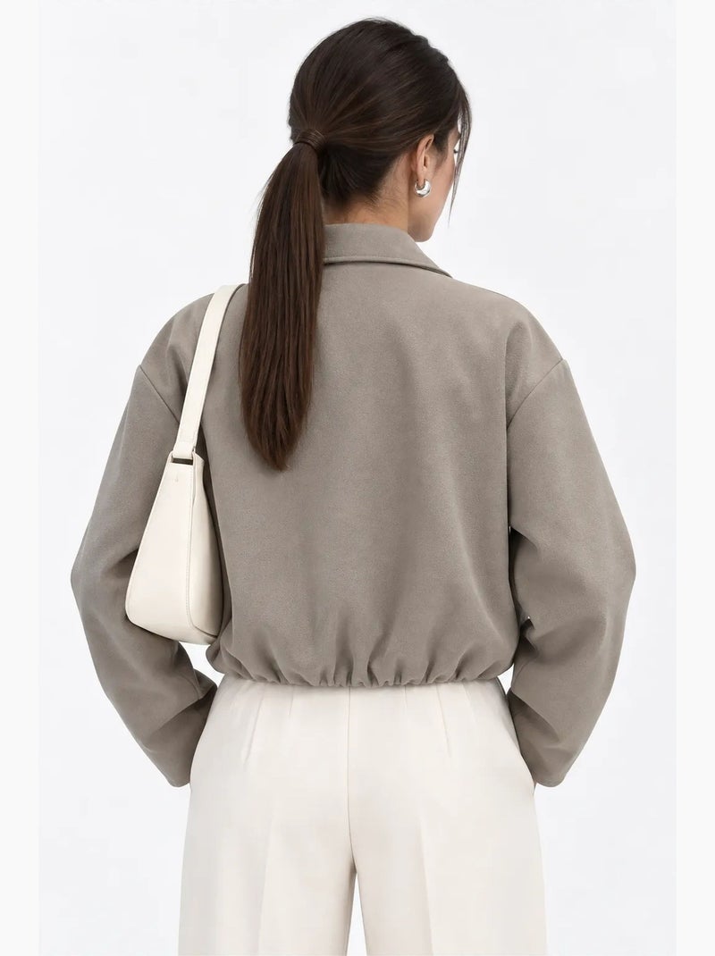 Blazer femme ajusté mixray Sable - Kiabi