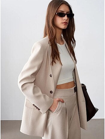 Blazer femme en crêpe dilvin