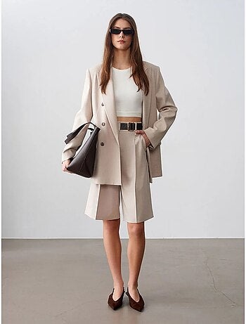 Blazer femme en crêpe dilvin