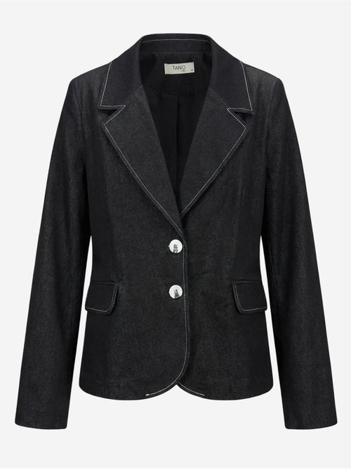 Blazer femme en popeline coton-lycra my fashion - Kiabi Blazer femme en popeline coton-lycra my fashion - Kiabi