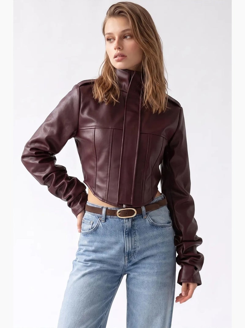 Blazer femme mixray Rouge bordeaux - Kiabi