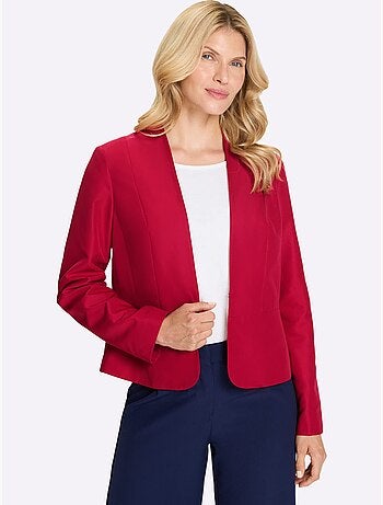 Blazer Fermeture Crochet Discrète - Taille Standard - Moda Vilona