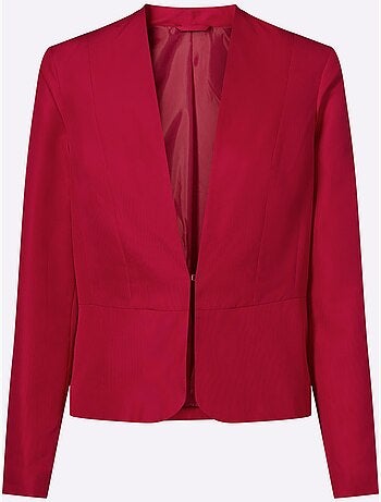 Blazer Fermeture Crochet Discrète - Taille Standard - Moda Vilona