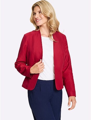 Blazer Fermeture Crochet Discrète - Taille Standard - Moda Vilona