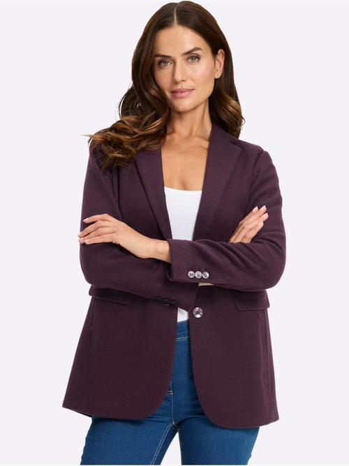 Blazer Forme Classique - Taille Standard - Helline - Kiabi Blazer Forme Classique - Taille Standard - Helline - Kiabi