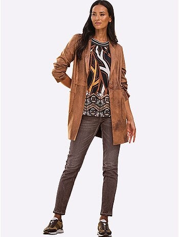 Blazer Imitation Cuir Souple - Taille Standard - helline
