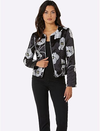 Blazer Jacquard Mélange Luxueux - Taille Standard - Helline