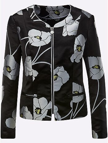 Blazer Jacquard Mélange Luxueux - Taille Standard - Helline