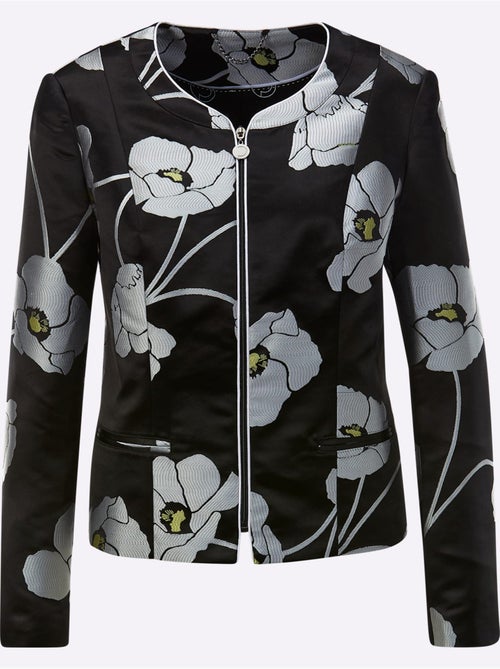 Blazer Jacquard Mélange Luxueux - Taille Standard - Helline - Kiabi